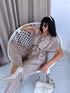 ELYNDI LUX set "KOLKA" - CAPPUCCINO